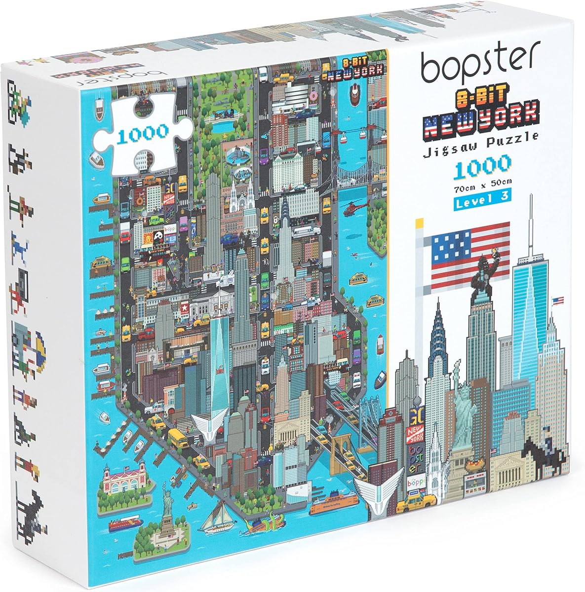 bopster 8-Bit New York Puzzle — 1000 Pieces