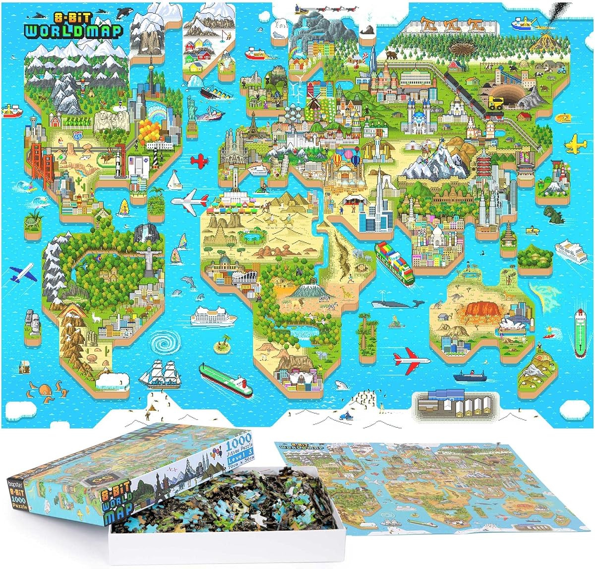 8-Bit Pixel Puzzles by bopster
