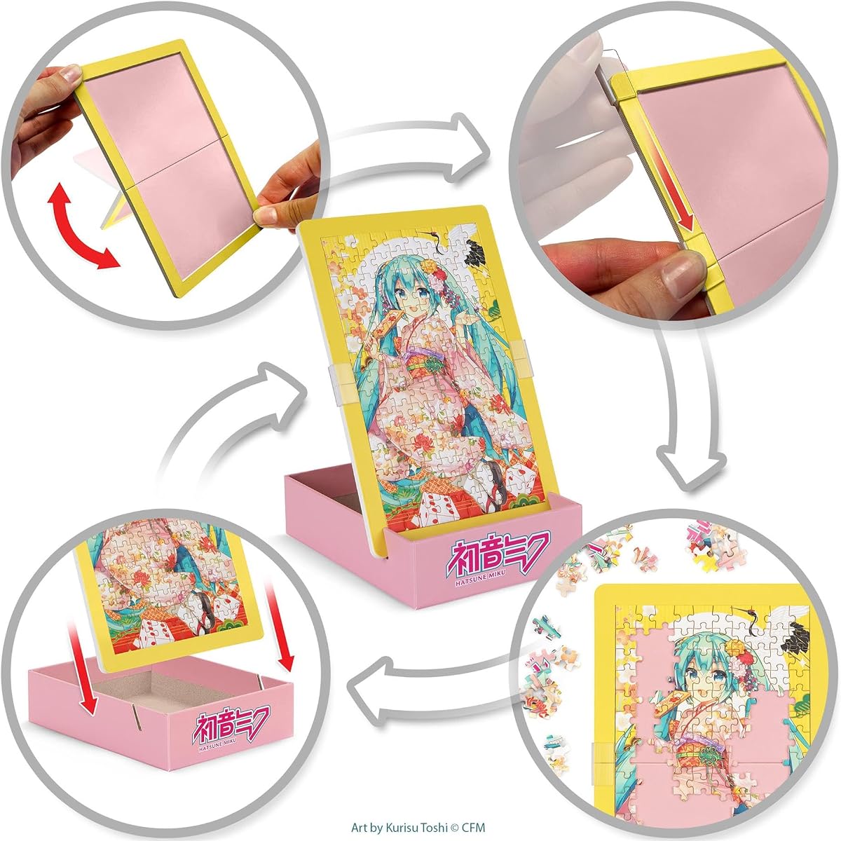 bopster Hatsune Miku Kimono Micro Puzzle — 150 Pieces from the side