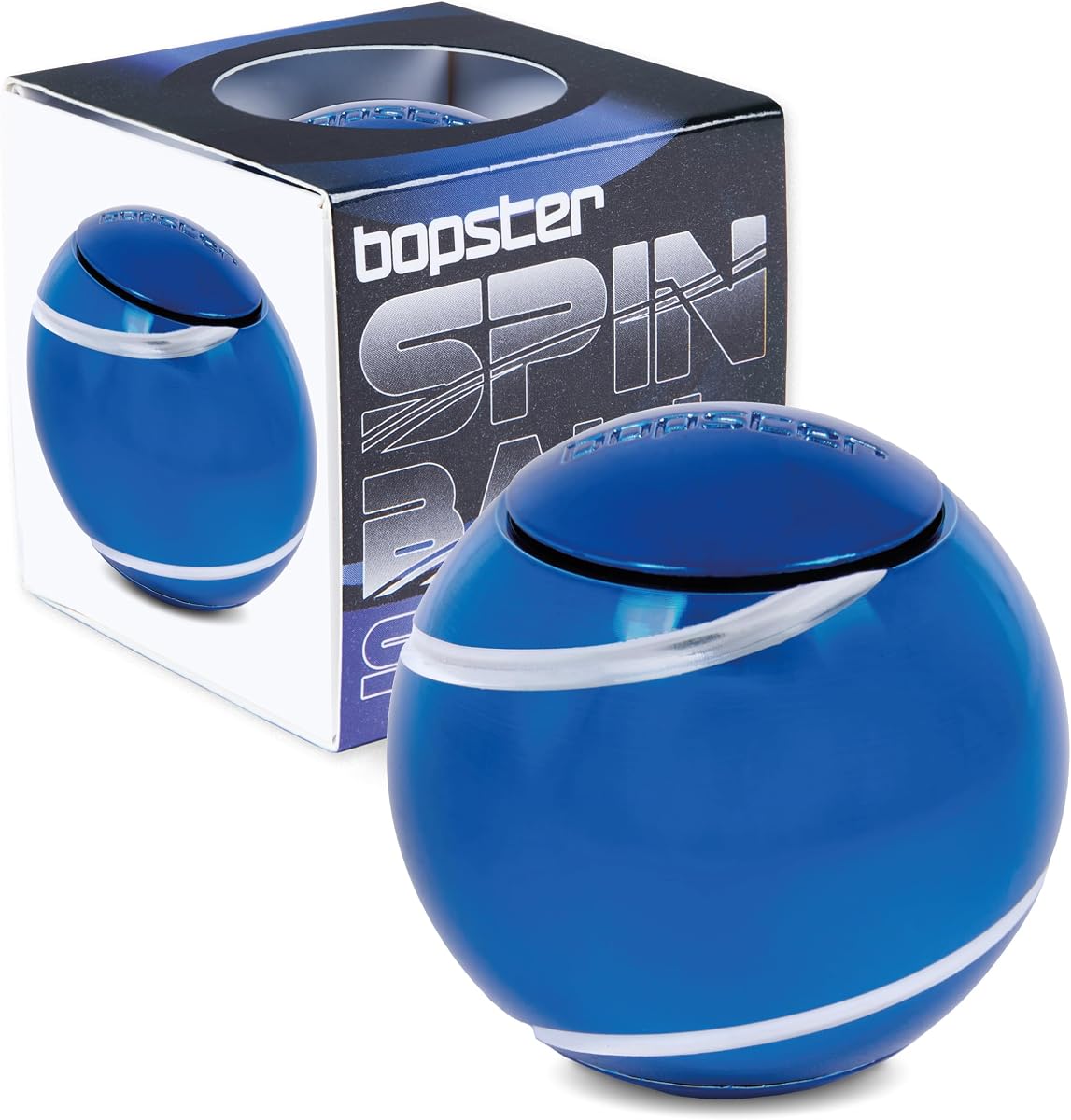bopster Metal Spin Ball Fidget Spinner in Blue