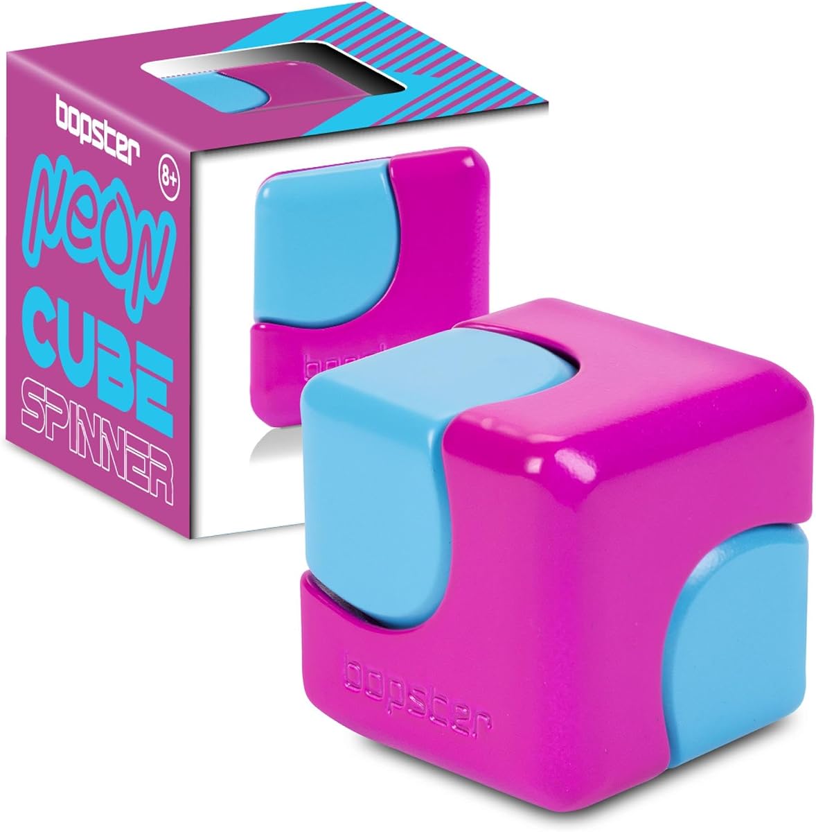 bopster Neon Cube Spinner in Purple
